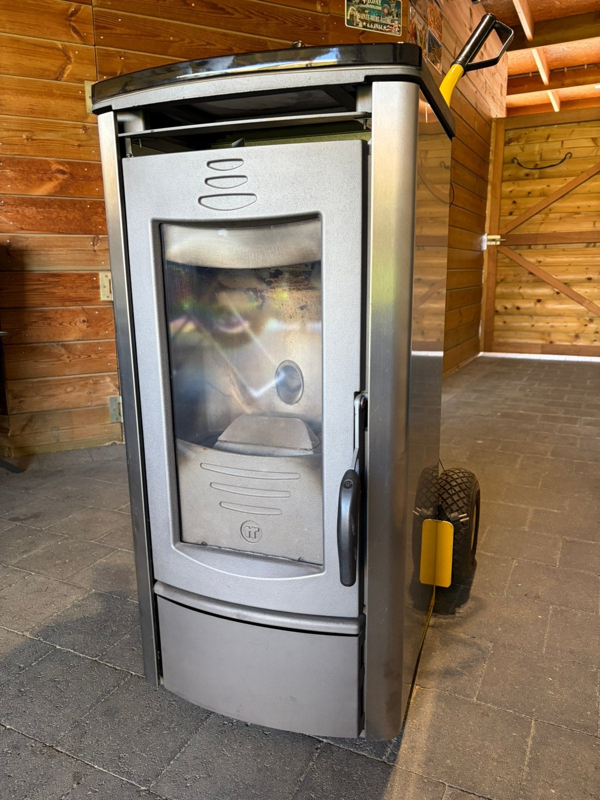 Thermorossi Ecotherm 3001, Huis en Inrichting, Ophalen, Gebruikt, Overige brandstoffen, Pelletkachel