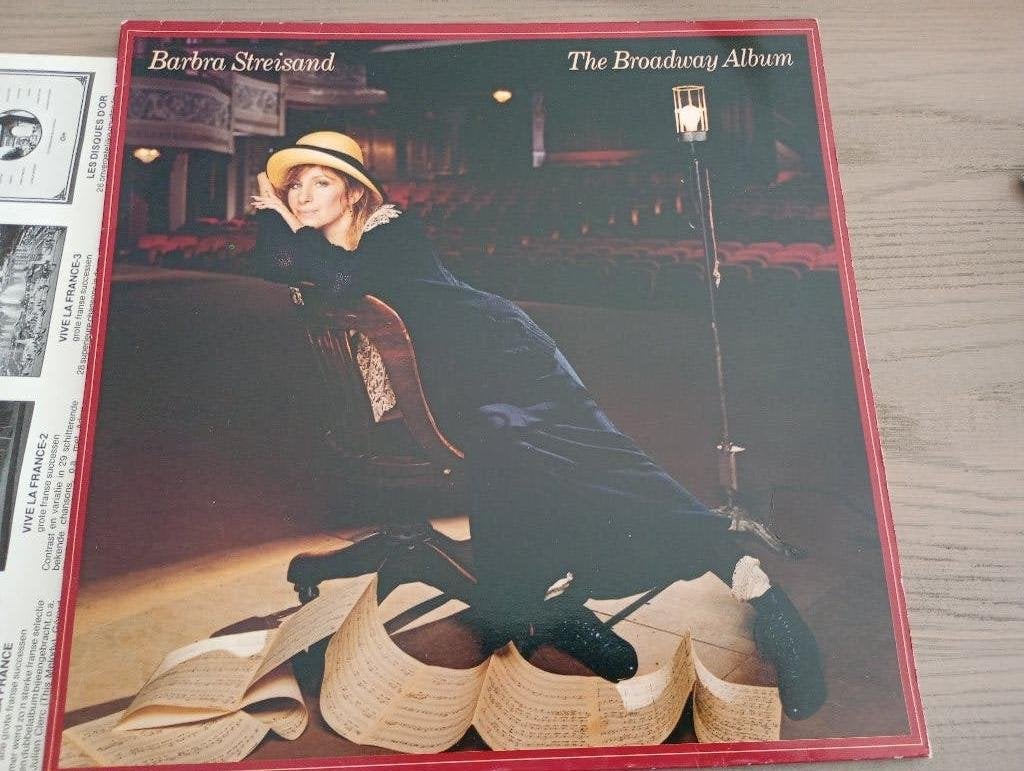 Barbra Streisand - The Broadway album, LP, Gebruikt, Fotohoes, 12 inch