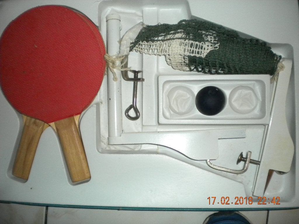 Pingpong set 1x, Diversen, Rommelmarktspullen, Ophalen