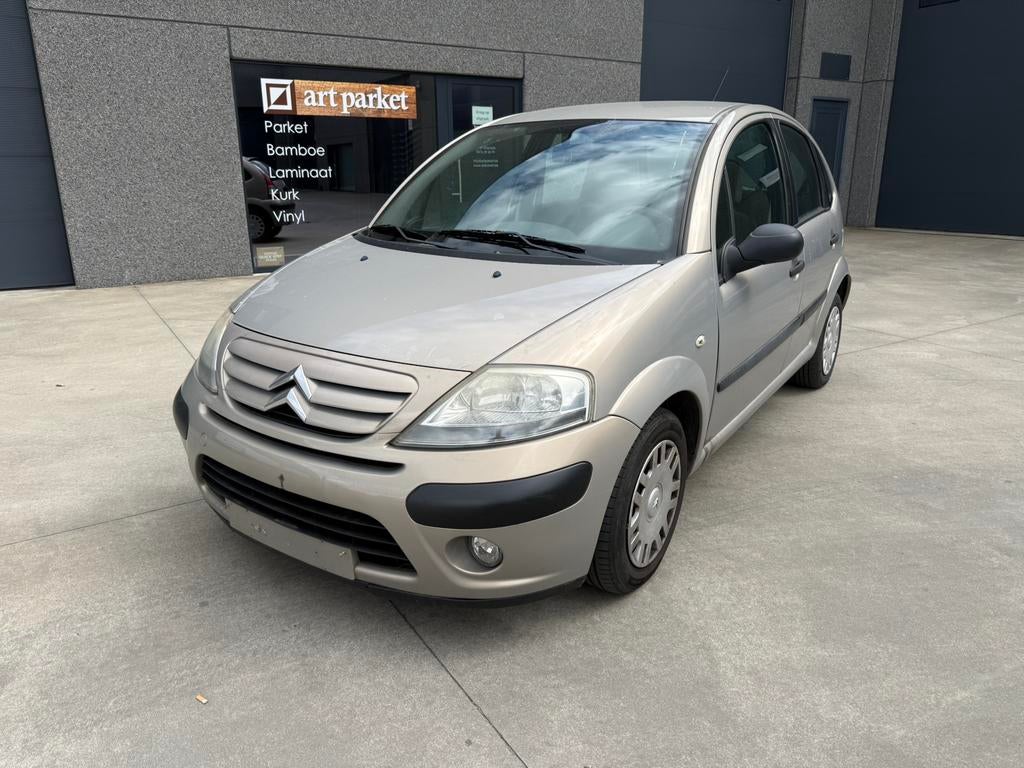 Citroen c3 1.1 benzine euro4 gekeurd voor verkoop, Auto's, Citroën, Voorwielaandrijving, Stof, Beige, 4 cilinders