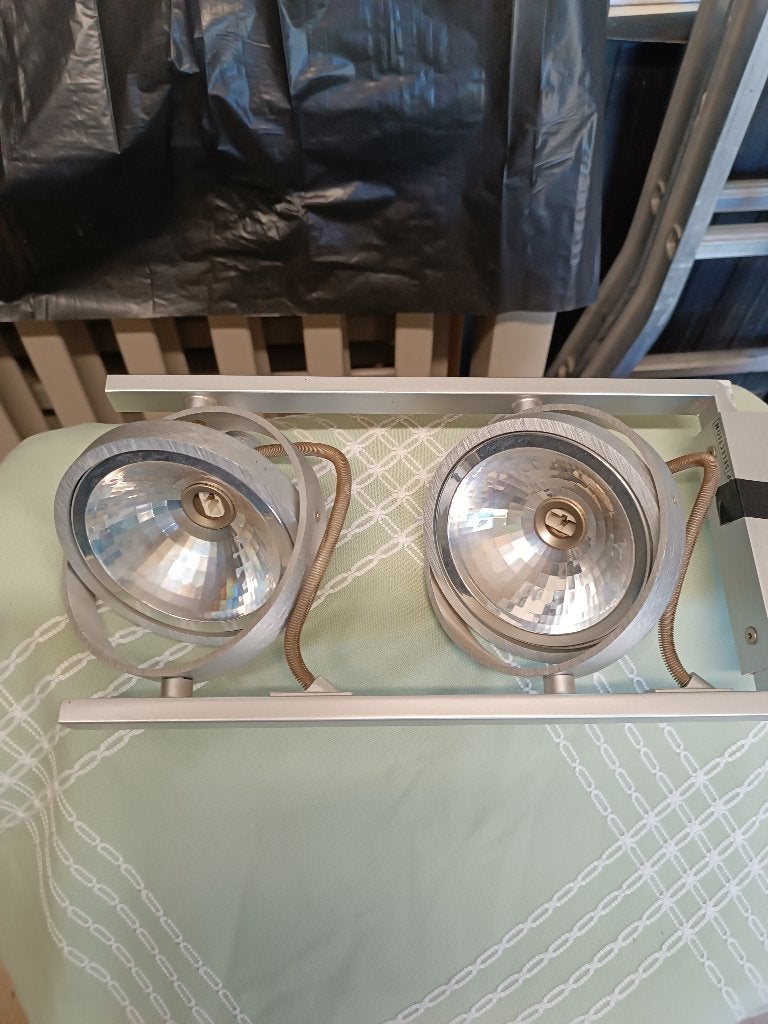 2 plafonniers voir info., Maison & Meubles, Lampes | Plafonniers, Enlèvement, Comme neuf, Verre, Plafonnier