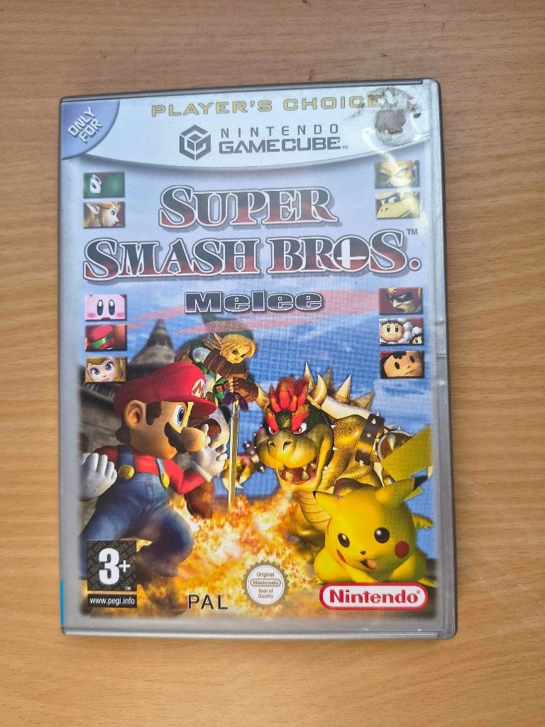 Super smash bros Melee gamecube, Games en Spelcomputers, Ophalen of Verzenden, Gebruikt