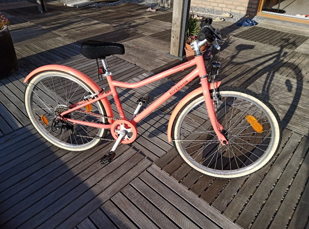 BTWIN 500 Rose. Comme neuf. 24 pouces 9-12 ans, Vélos & Vélomoteurs, Vitesses, Comme neuf, Enlèvement, B'twin