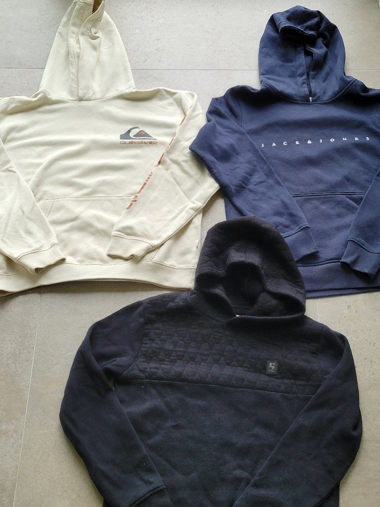 3 Hoodies maat 164 of 14 jaar, Enlèvement ou Envoi, Utilisé, Garçon, Pull ou Veste