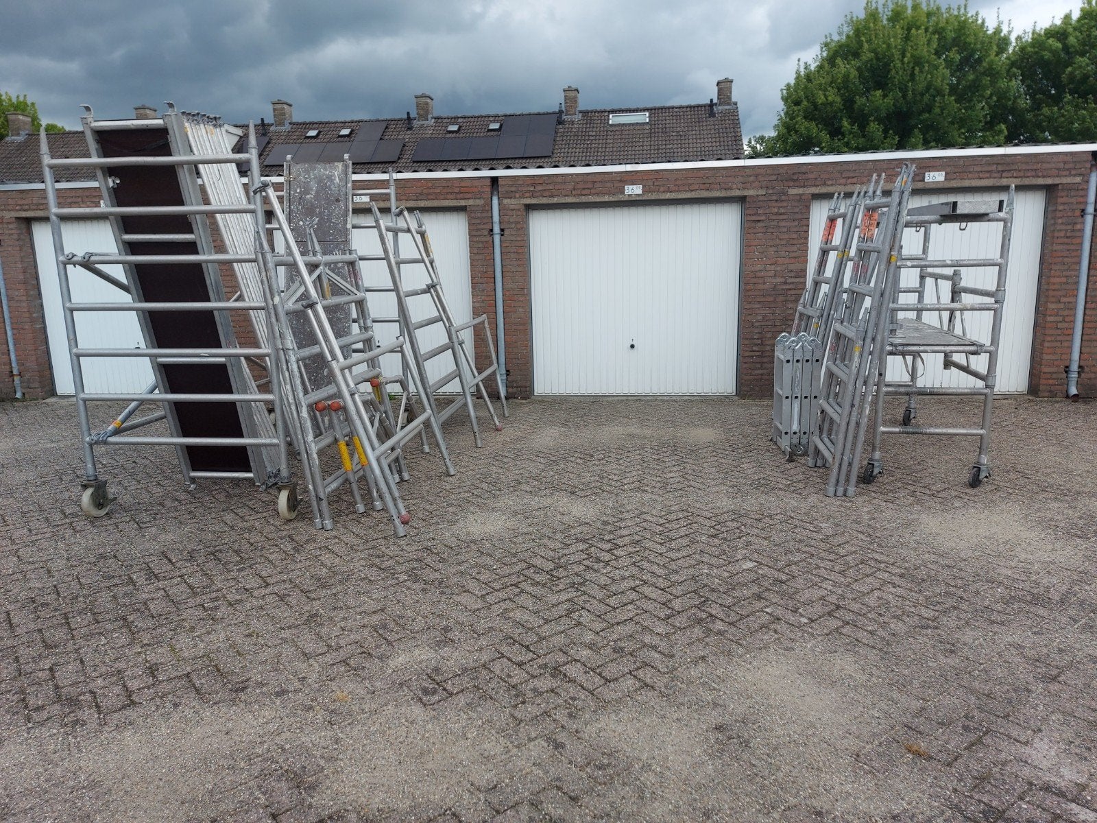 3x LSC breede rolsteiger & smalle rolsteiger & kamersteiger, Ophalen, Gebruikt, Rolsteiger of Kamersteiger, 5 meter of hoger