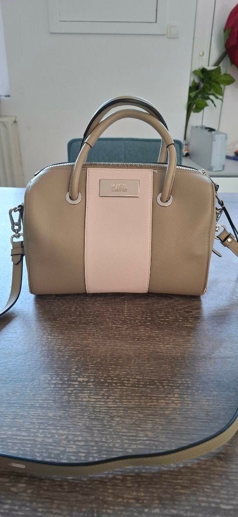 Sac à main Karl Lagerfeld + Porte feuille, Sac à main, Utilisé, Vert, Enlèvement