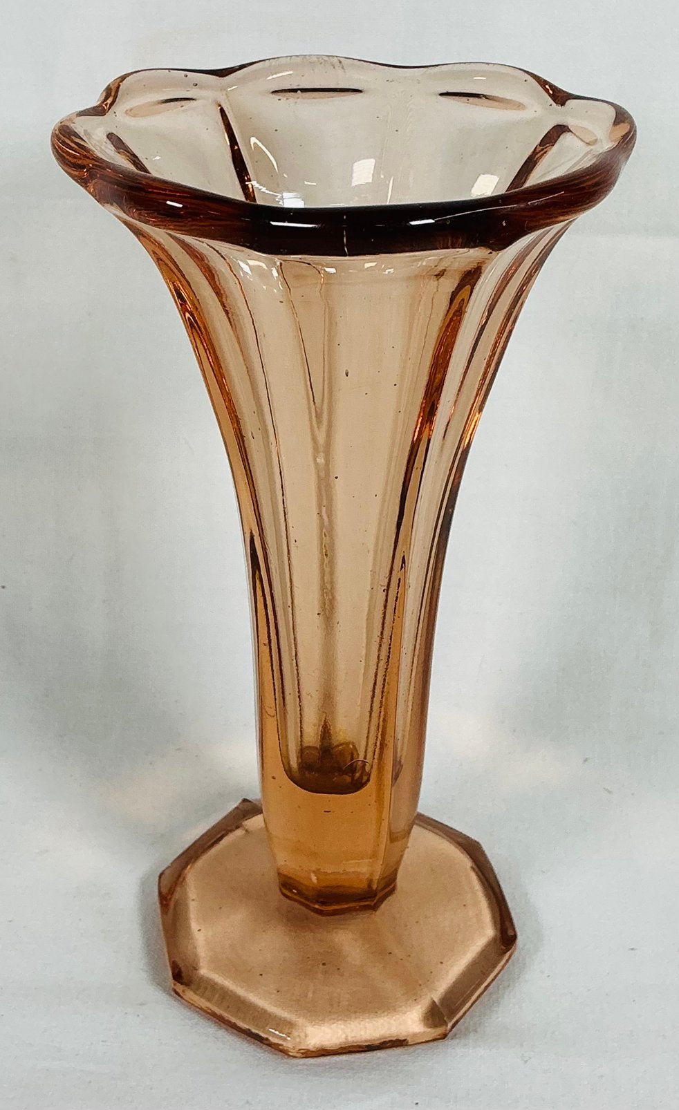 Val Saint Lambert VSL Luxval coupe Americain Art Deco vaas, Antiek en Kunst, Ophalen of Verzenden