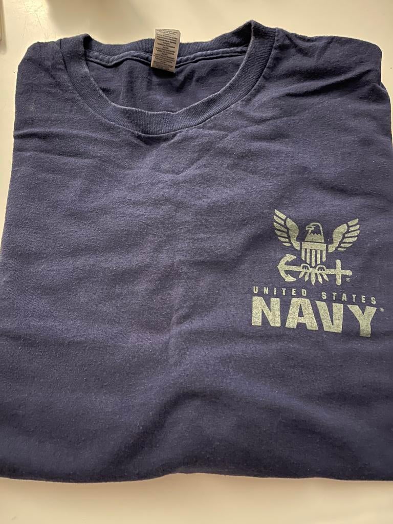 Tshirt. USA navy. Maat xxl, Kleding | Heren, Grote Maten, Verzenden, Zo goed als nieuw