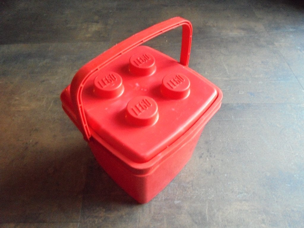 Lego Storage Box with Handle (zie foto's) 3, Ophalen of Verzenden, Gebruikt, Lego