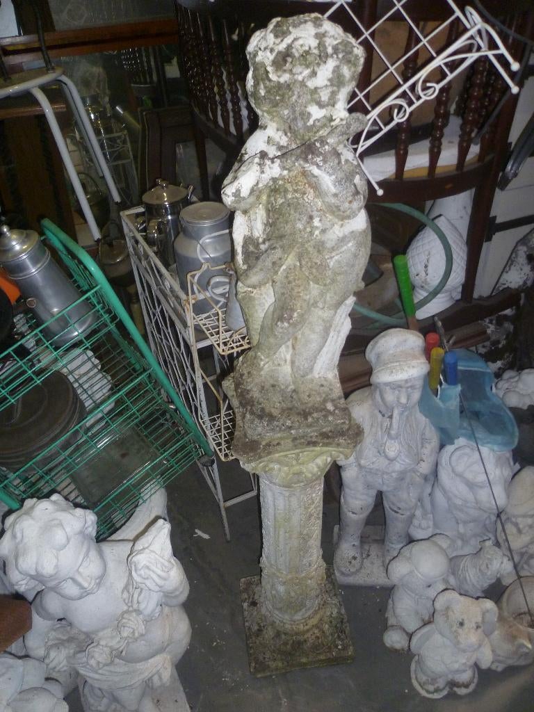 OUD TUINBEELD EN KOLON, Antiek en Kunst, Curiosa en Brocante, Ophalen