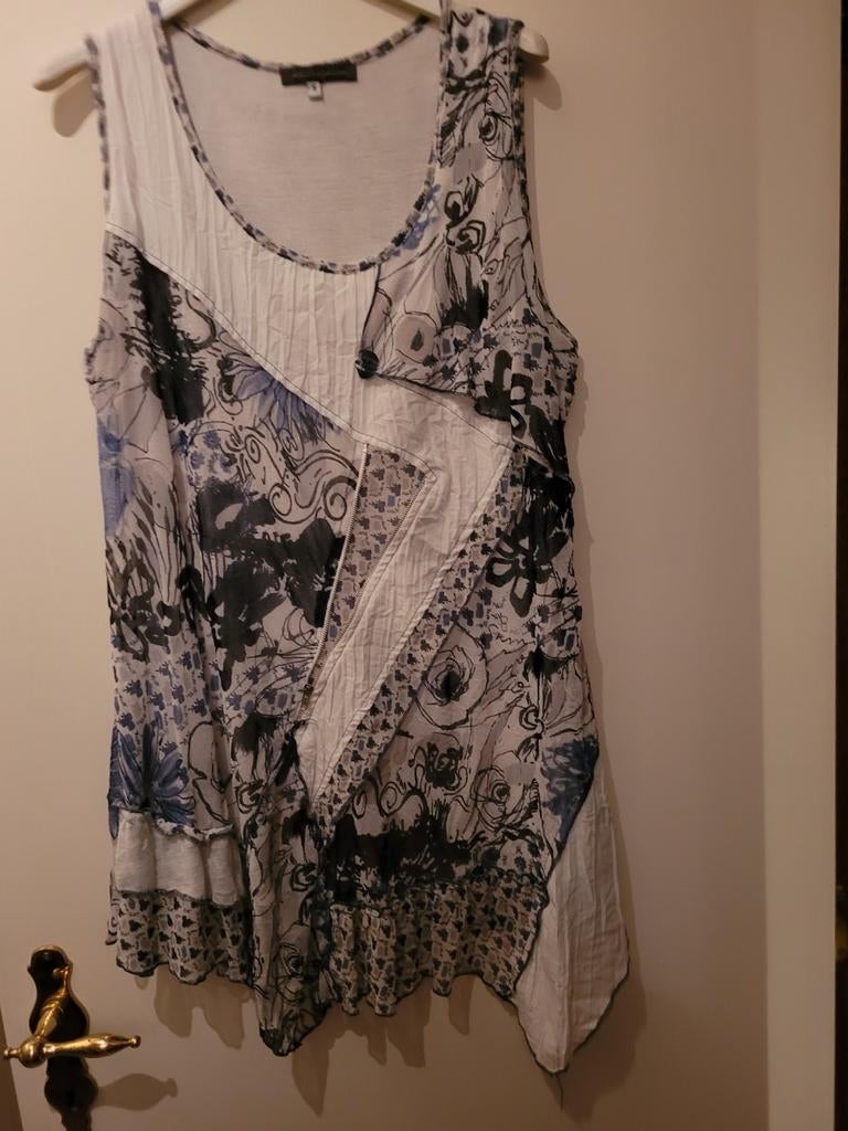 Blouse classique pour femme taille 48, Enlèvement ou Envoi, Bleu