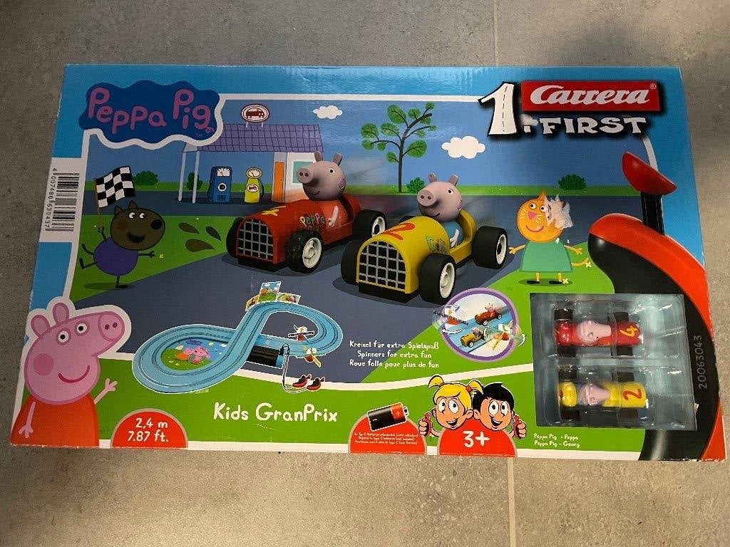 Racebaan Peppa pig, Enfants & Bébés, Jouets | Circuits, Neuf, Autre propulsion, Carrera, Enlèvement