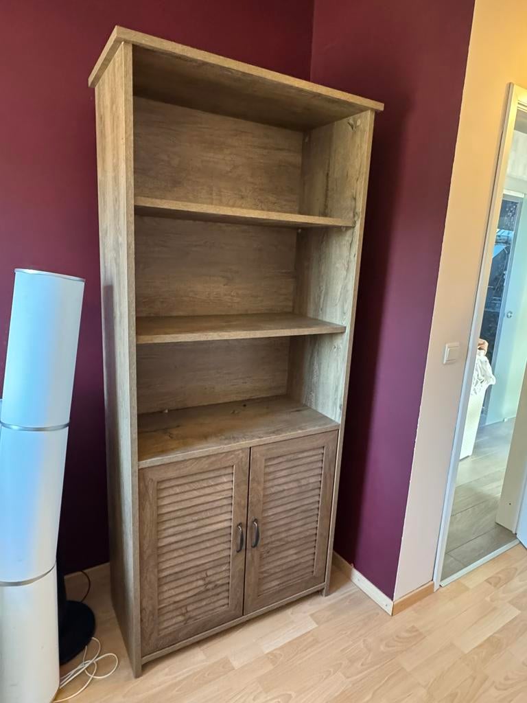 Boekenkast 200x85x40 Manderup Jysk, Ophalen, Zo goed als nieuw