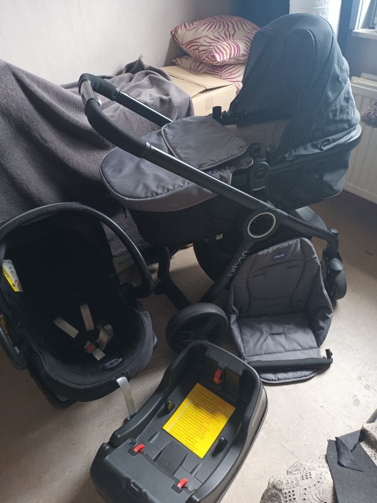 Kinderwagen chicco 3 in 1, Kinderen en Baby's, Kinderwagens en Combinaties, Ophalen, Gebruikt, Kinderwagen