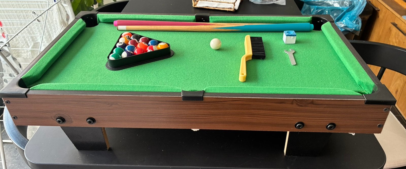 Mini table de billard en excellent état, Hobby & Loisirs créatifs, Jeux de société | Autre, 1 ou 2 joueurs, Enlèvement ou Envoi