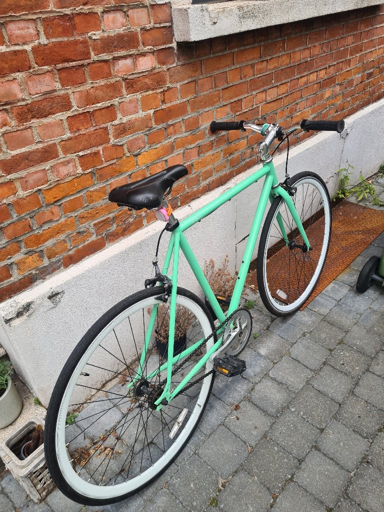 Single speed fixie bike, Fietsen en Brommers, Fietsen | Racefietsen, Minder dan 10 versnellingen, Heren, 49 tot 53 cm, Zo goed als nieuw