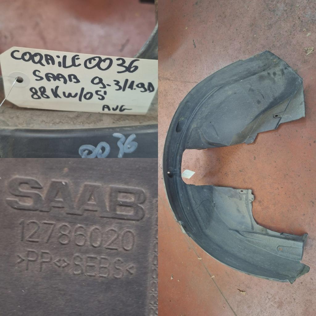 LINKER VOORSPATBORDBEHUIZING SAAB 9-3 1.9D/05', Ophalen, Voor, Spatbord, Saab