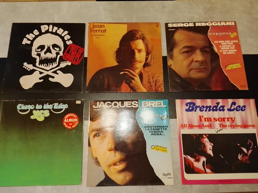 Lots de 6 vinyles édition originale, Enlèvement ou Envoi