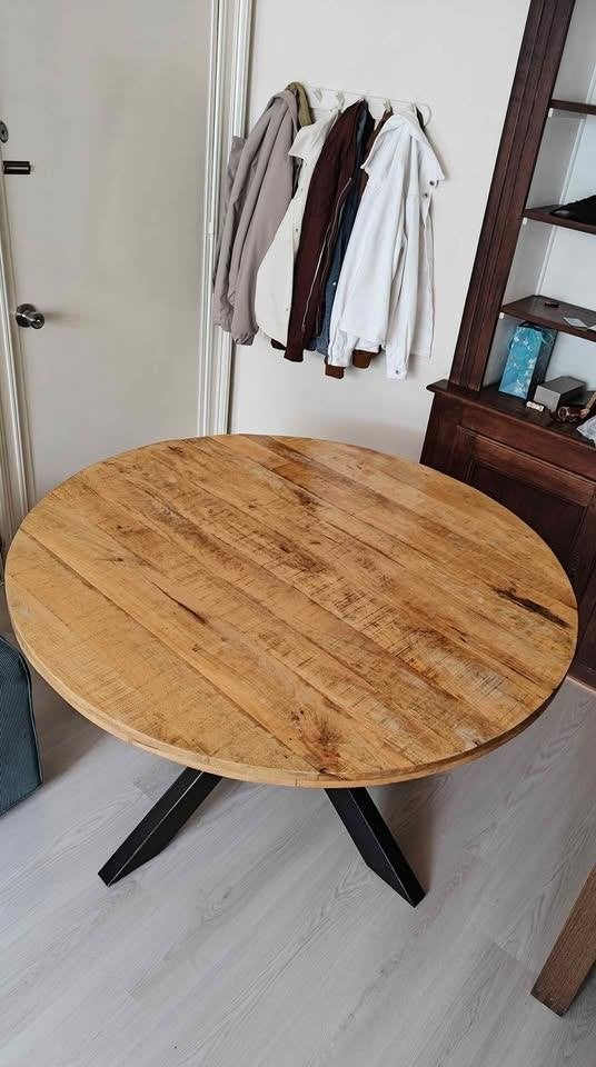 Table 120cm bois, Ophalen