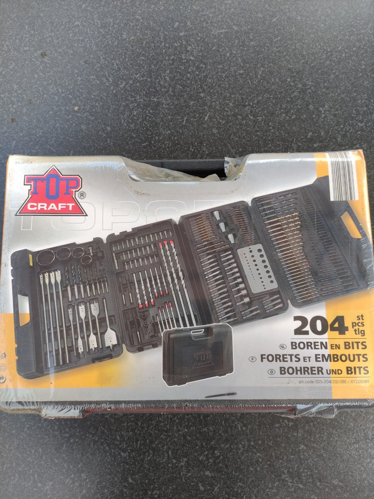 Top Craft boren en Bits set, Bricolage & Construction, Outillage | Outillage à main, Enlèvement, Neuf