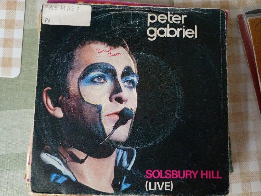 Peter Gabriel - Solsbury hill, Pochette photo, 7 inch, Utilisé, Pop