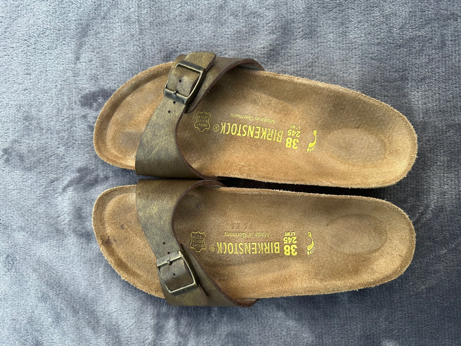 Birkenstock madrid maat 38, Kleding | Dames, Slippers, Overige kleuren, Ophalen of Verzenden, Zo goed als nieuw