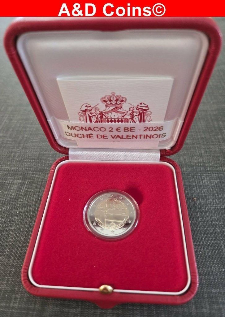 Monaco 2 Euro PP 2026, Verzenden, Monaco, 2 euro, Losse munt