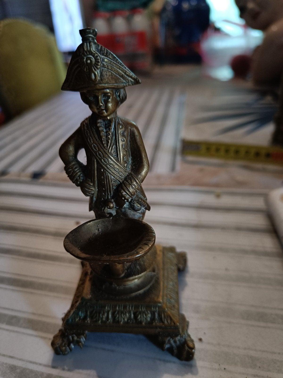 manneke pis op voet hoogte 12 cmrons, Verzenden