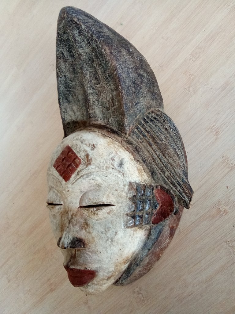 Afrikaanse maskers de Songye groep Congo - Kinshasa (6)., Antiek en Kunst, Hout, Afrika, Masker, Handgemaakt