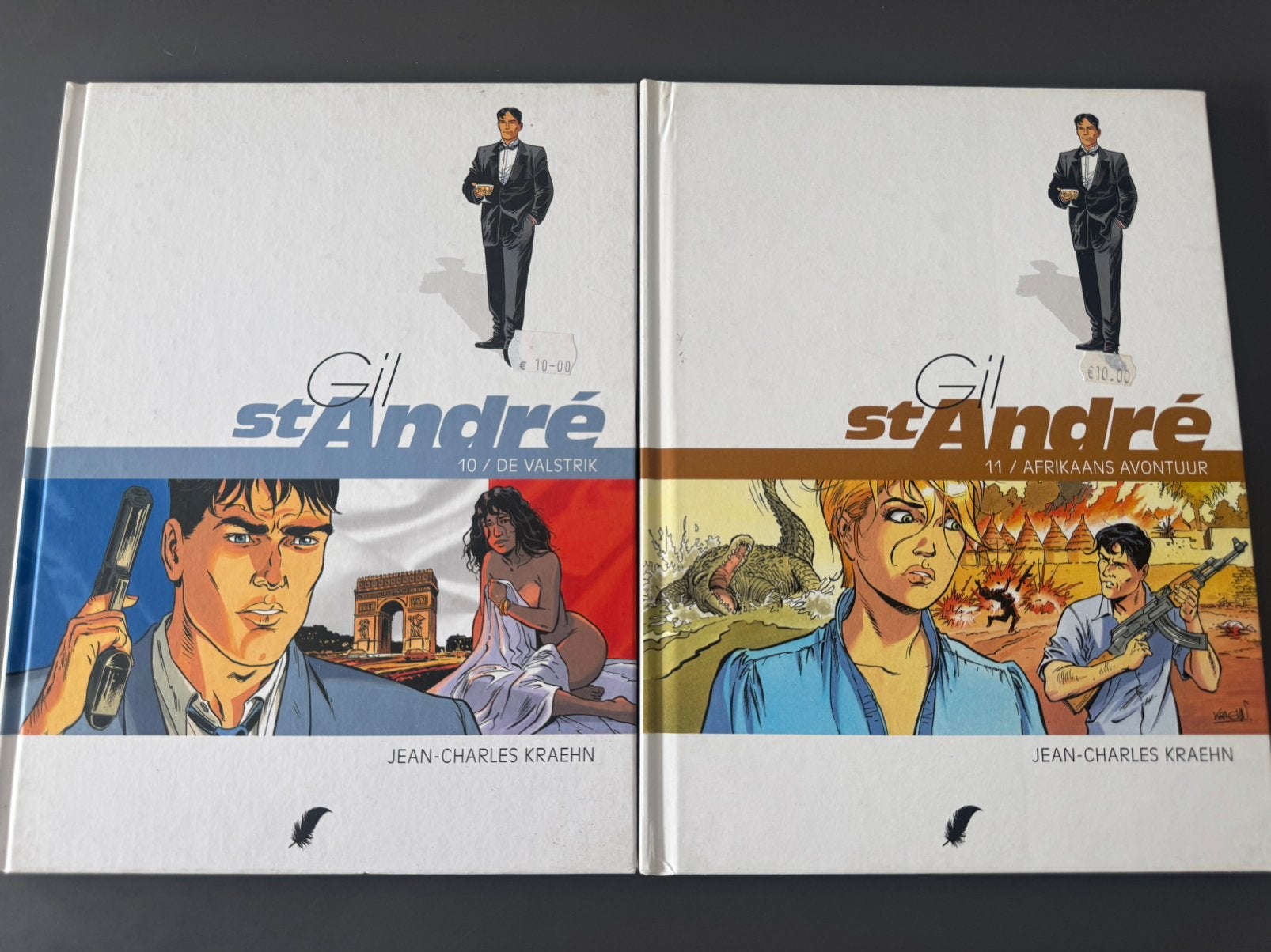 Gil St André 10&11 hardcovers Jean-Charles Kraehn, Boeken, Meerdere stripboeken, Ophalen of Verzenden, Zo goed als nieuw