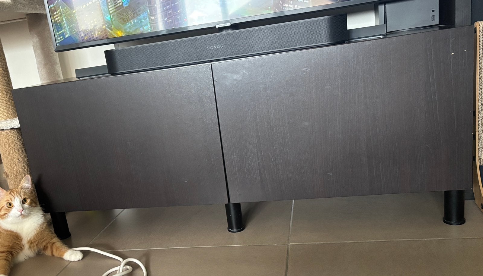 IKEA BESTÅ tv-meubel, Ophalen, Zo goed als nieuw