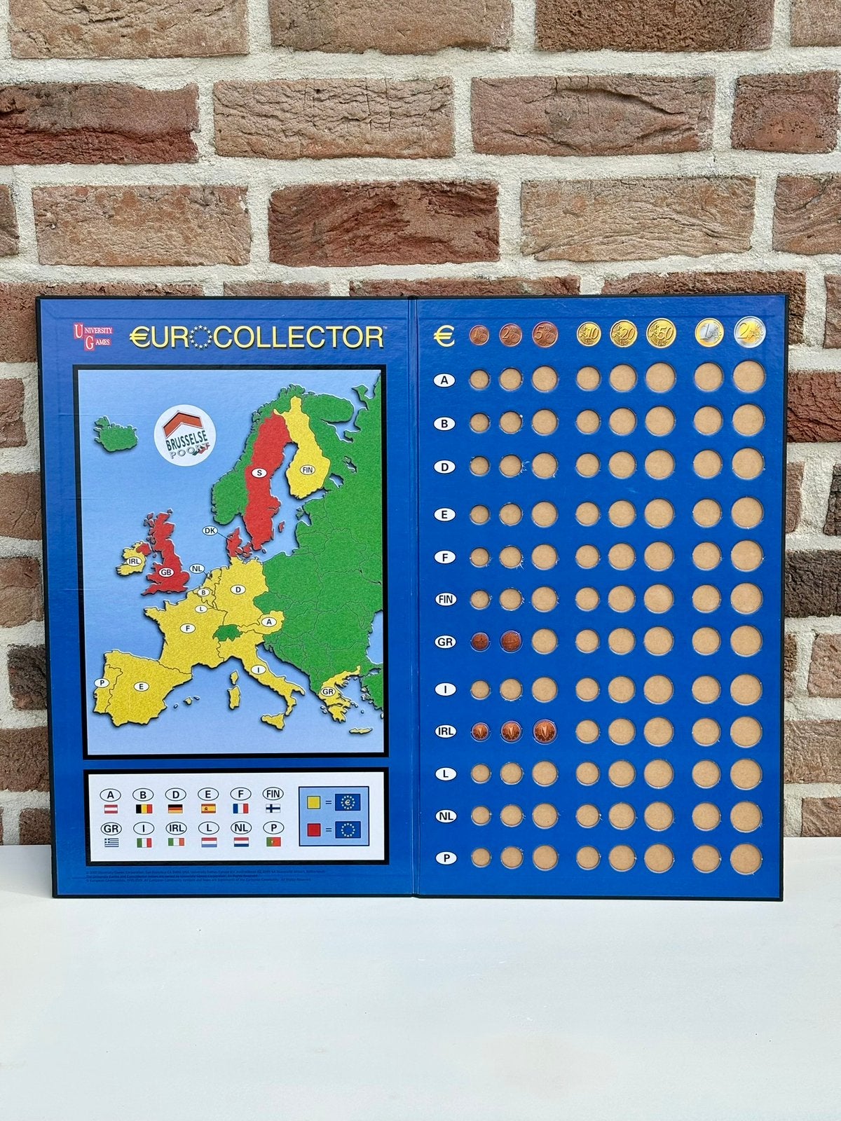 Euro Collector verzamelmap voor euromunten, Timbres & Monnaies, Monnaies & Billets de banque | Accessoires, Enlèvement ou Envoi