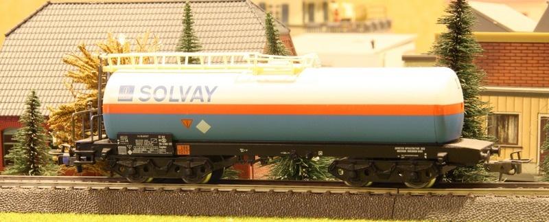 Wagon Marklin 4746 Solvay, Hobby & Loisirs créatifs, Trains miniatures | HO, Enlèvement ou Envoi, Courant alternatif, Wagon, Comme neuf