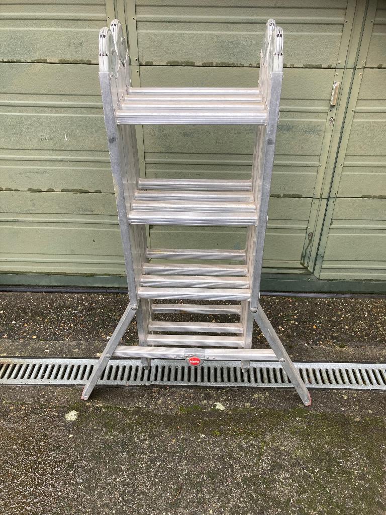 plooiladder HAILO in goede staat, Diversen, Overige Diversen, Gebruikt, Ophalen