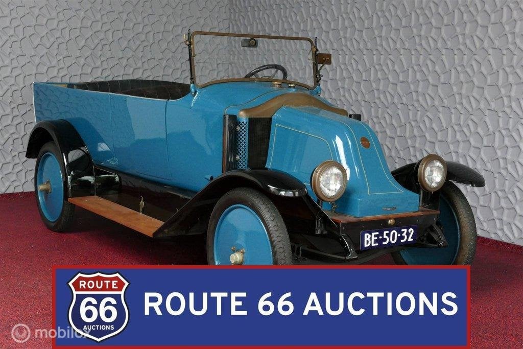 Renault Torpedo Commercial | 1926 | Route 66 Auctions, Auto's, Renault, Zwart, Bedrijf, Handgeschakeld