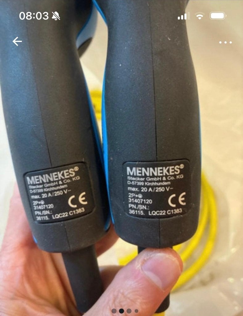 Laadkabel Mennekens, Autos : Divers, Enlèvement, Neuf, Câble de charge