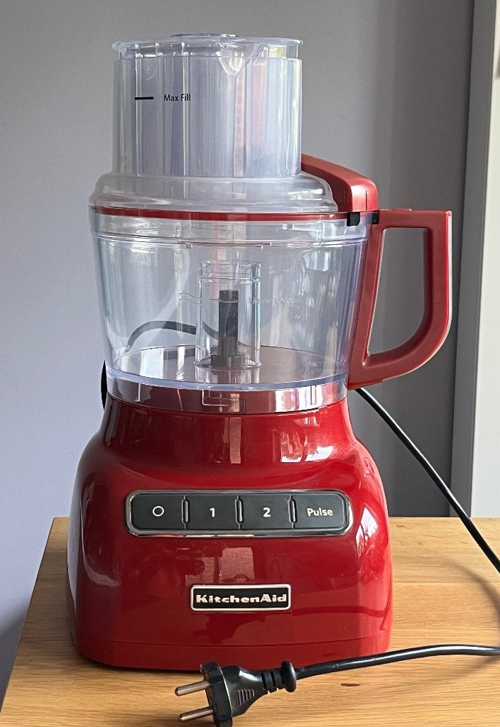 Kitchenaid foodprocessor, Elektronische apparatuur, 1 tot 2 liter, Ophalen of Verzenden, Zo goed als nieuw, 2 snelheden