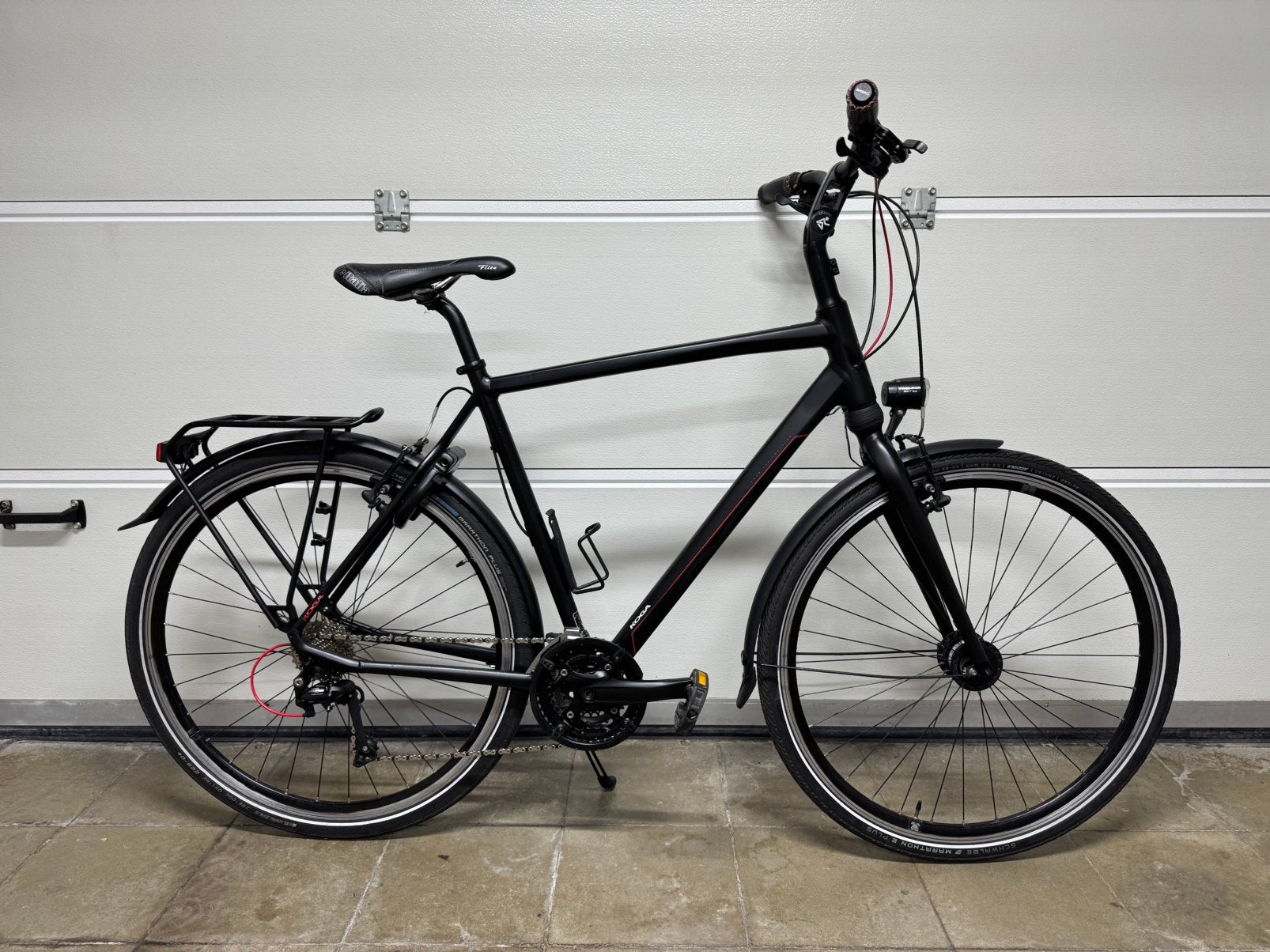 Koga F3 Herenfiets, Fietsen en Brommers, Ophalen, 28 inch, Vering, Velgrem