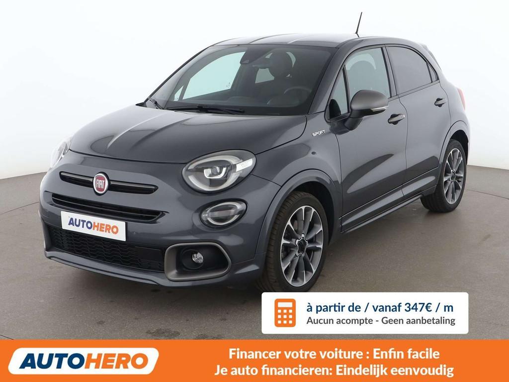 Fiat 500X 1.3 Turbo Sport (année de construction 2021), Achat, Euro 6, 149 g/km, Détection des panneaux routiers