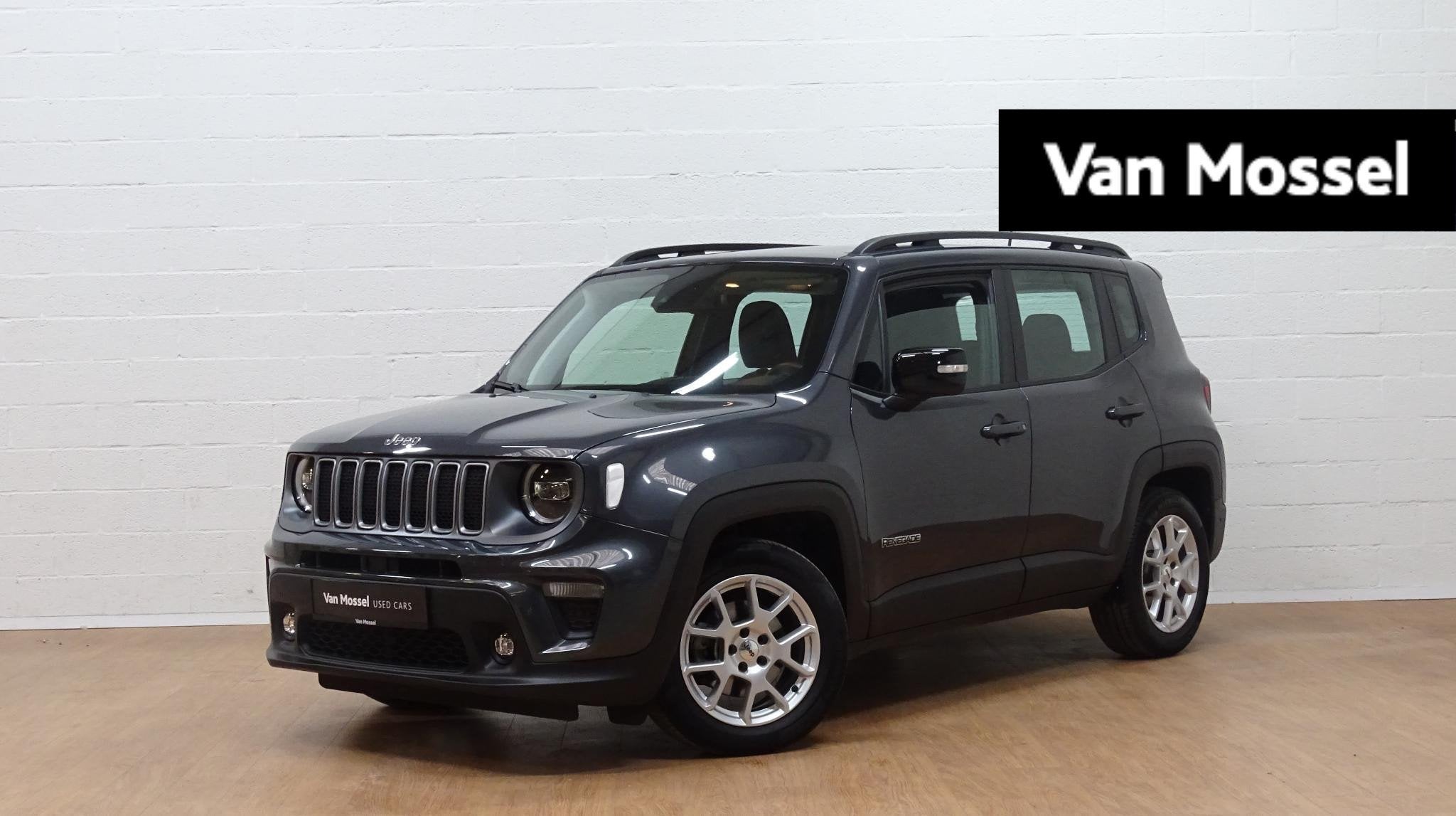 Jeep Renegade 1.5 Turbo T4 130 4x2 MHEV DCT7 Limited Contact, Auto's, Stof, 4 cilinders, 5 zetels, 131 pk