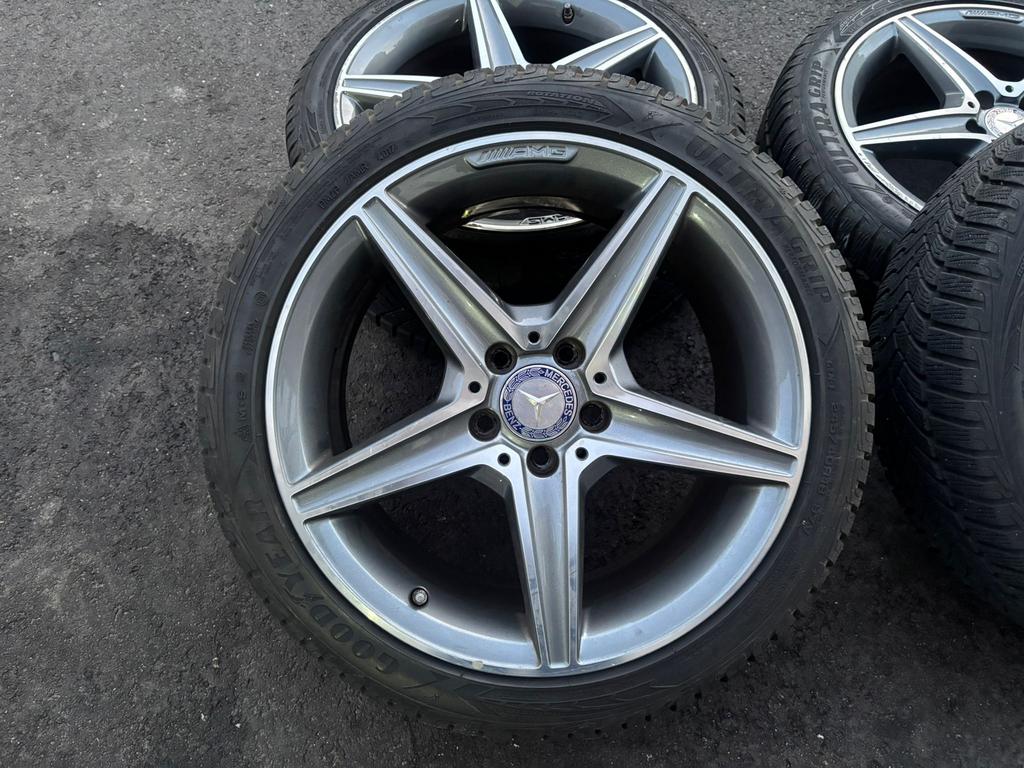 Jantes AMG, jantes 18 pouces 5x112 avec pneus, Autos : Pièces & Accessoires, Pneus & Jantes, Enlèvement
