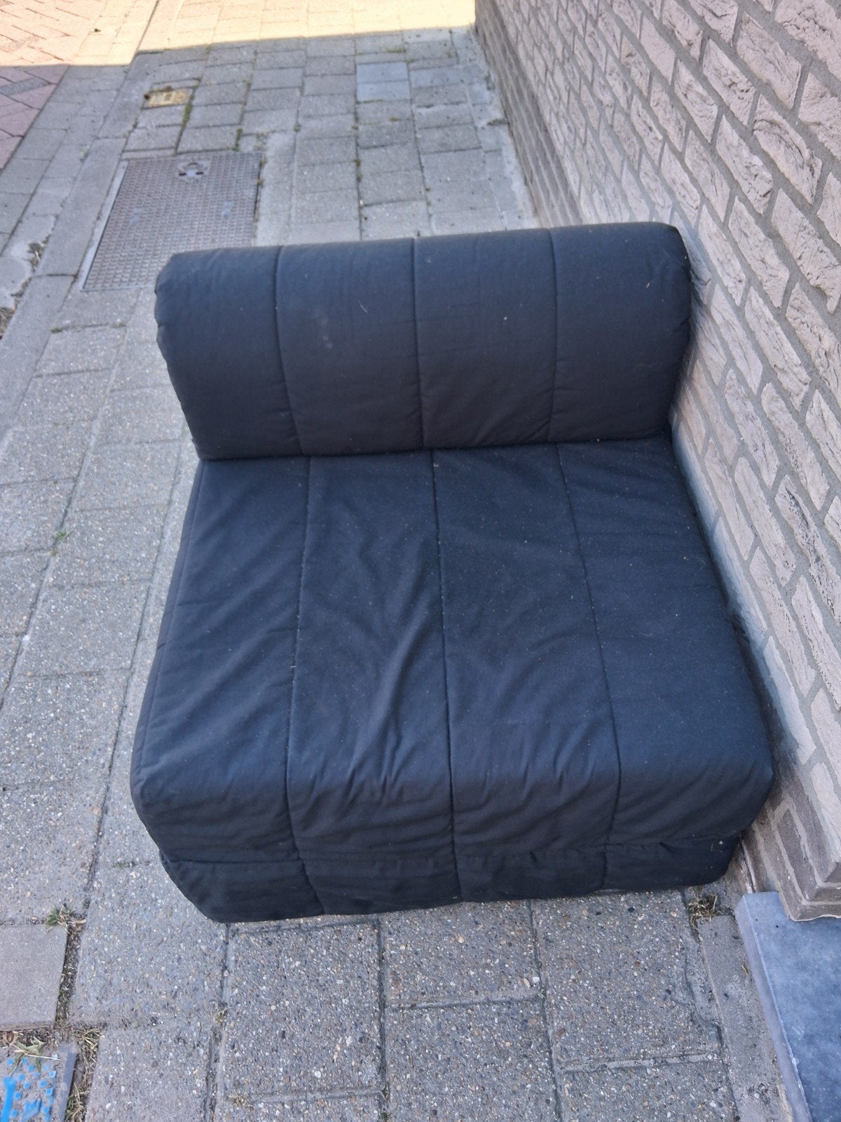 1 persoons slaapbank, Ophalen