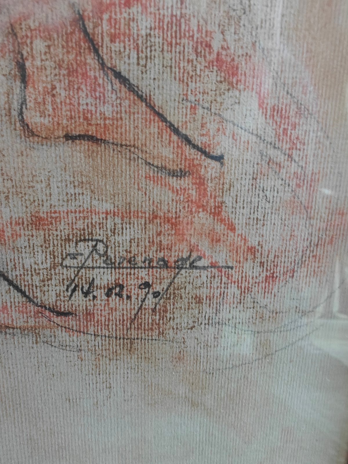 mooie kader met schilderij, Enlèvement