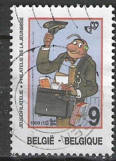 Belgique 1989 - Yvert/OBP 2339 - Philatélie pourla jeu (ST), Envoi, Affranchi, Oblitéré, Enfants