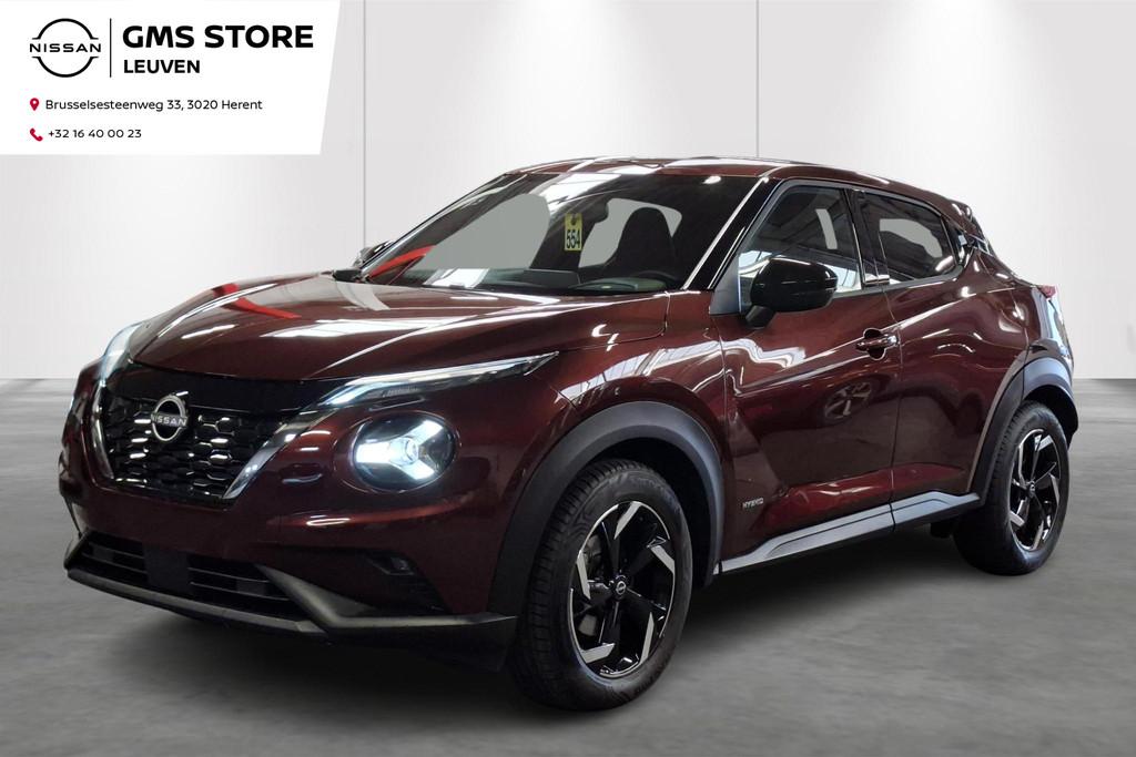 Nissan Juke Hybrid-AUT-Cam-Carplay-Airco-Sensoren, Rouge, Achat, 135 g/km, Entreprise