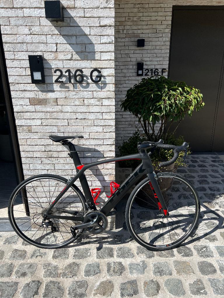 Koersfiets Trek Madone 56, Velgrem, Zo goed als nieuw, Meer dan 20 versnellingen, 53 tot 57 cm