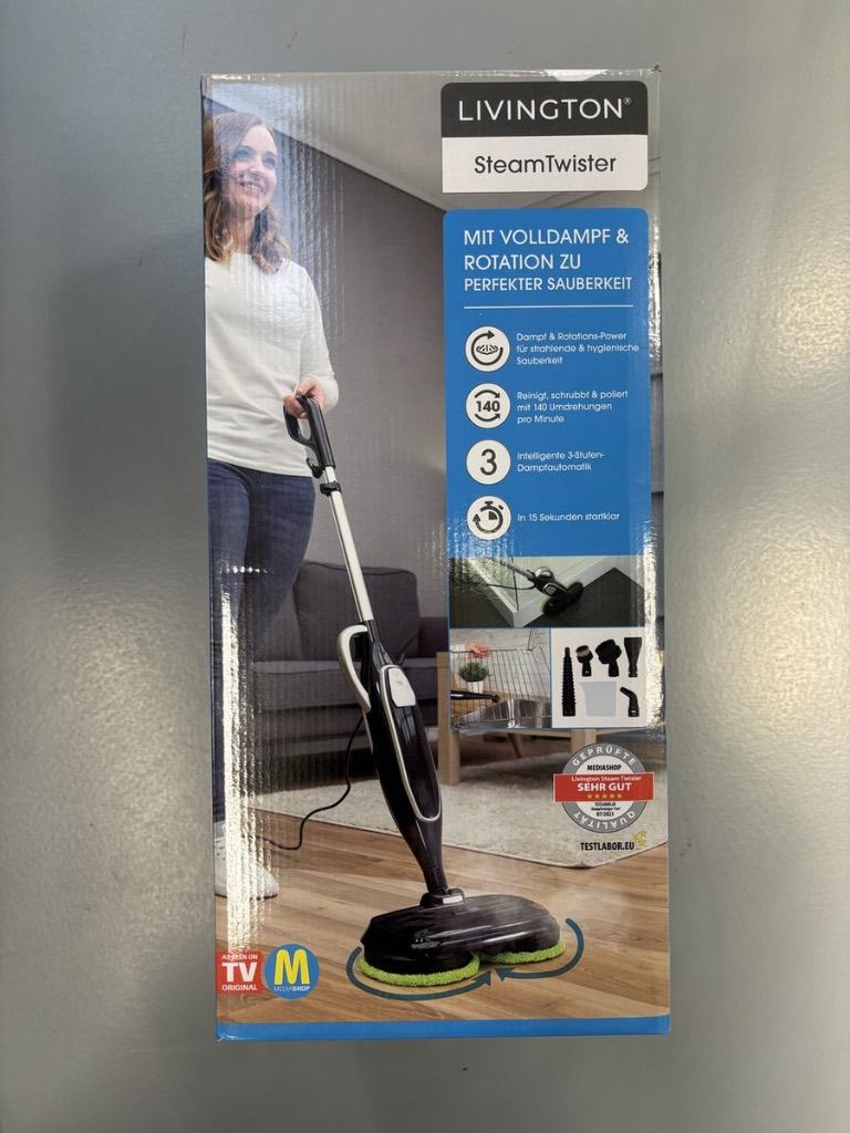 Nettoyeur vapeur Livington Steam Twister, Electroménager, Vapeurs, Enlèvement, Utilisé, Nettoyeur à vapeur