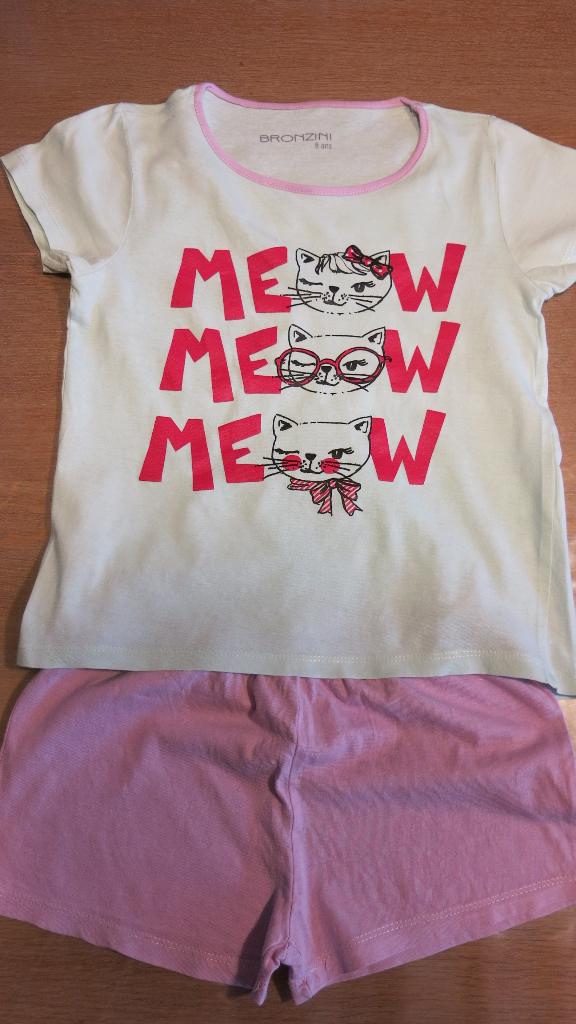 Etat neuf, pyjama-short (3 pièces), 8 ans (128), Enfants & Bébés, Vêtements enfant | Taille 128, Disney, Enlèvement ou Envoi, Comme neuf