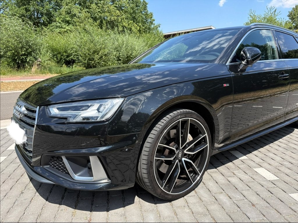 Audi A4 Avant 45 TFSI S-line Mild Hybrid Full Option, Auto's, Audi, 1984 cc, A4, Zwart, Leder