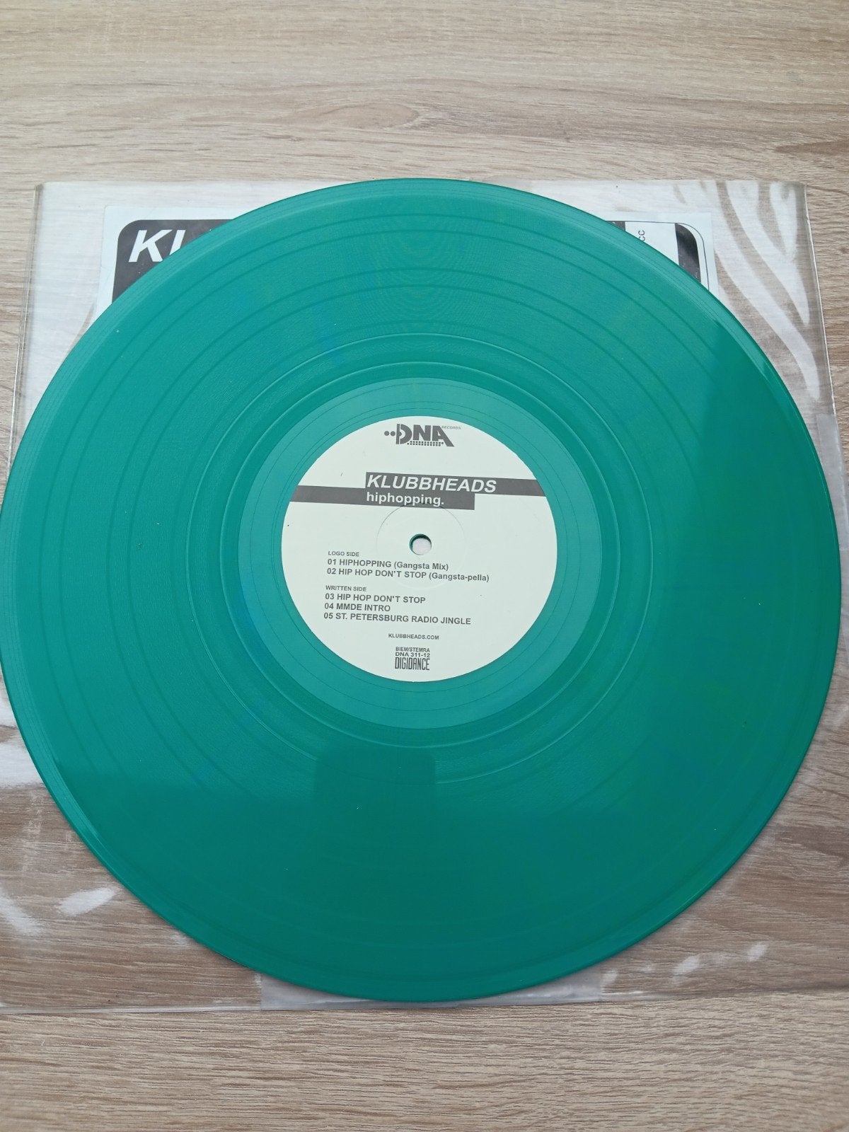 12" Klubbheads - hiphopping - 2001, LP, House, Colored vinyl, Ophalen of Verzenden